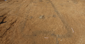 Bâtiment néotithique découvert à Rebreuve-Ranchicourt.
