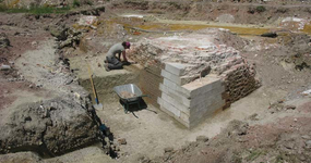 vue des vestiges du bastion du Fort Maillebois