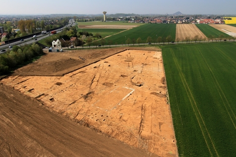 «Les Seize», vue aérienne du site phase 2 vers l’ouest,