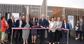 Inauguration de la Maison de l'Archéologie du Pas-de-Calais, samedi 18 juin 2016, en présence de M. Dagbert, président du Conseil départemental