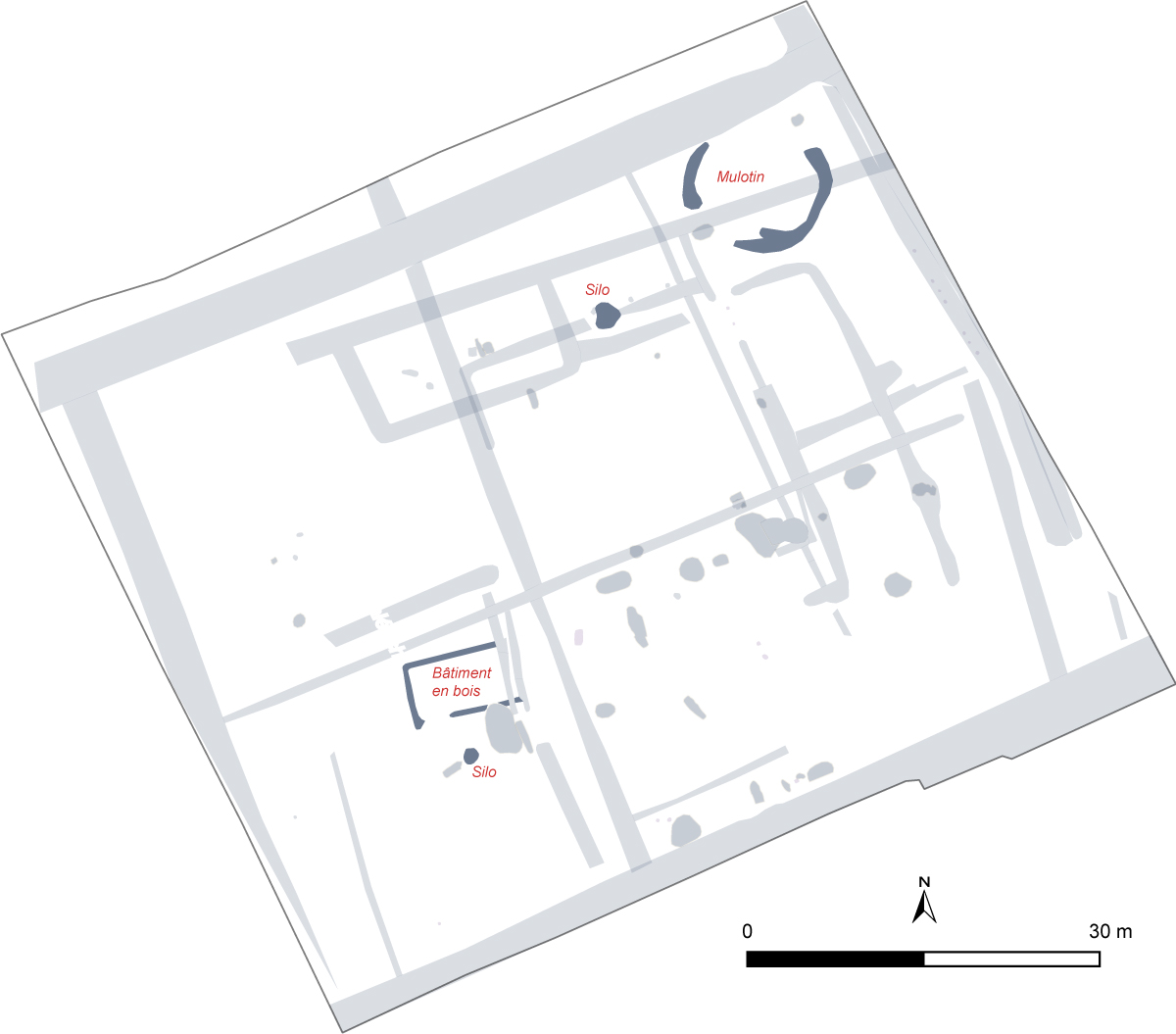 Plan des batiments agricoles