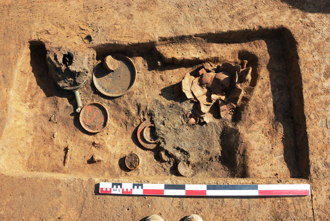 Sépulture antique à marquise