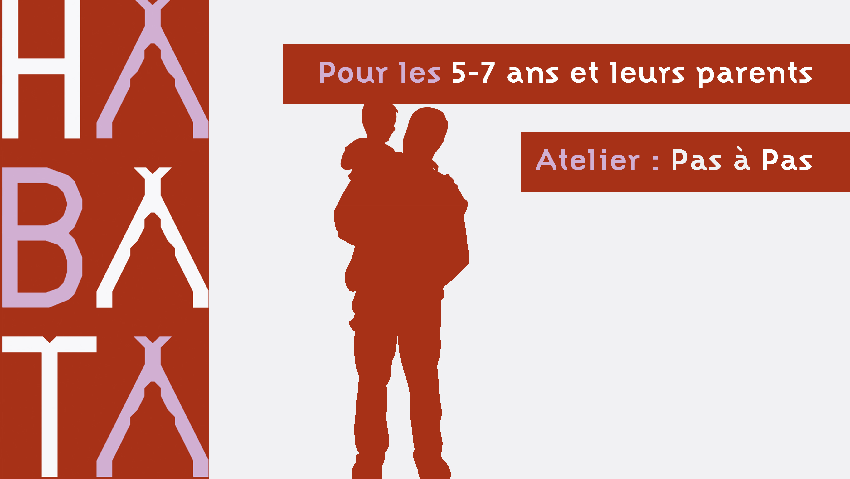 affiche de l'atelier pas à pas