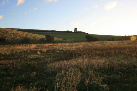 Vue du terrain de diagnostic