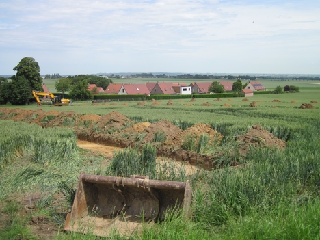 Vue du terrain de diagnostic