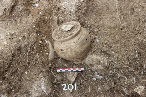 Céramique découverte à Bapaume