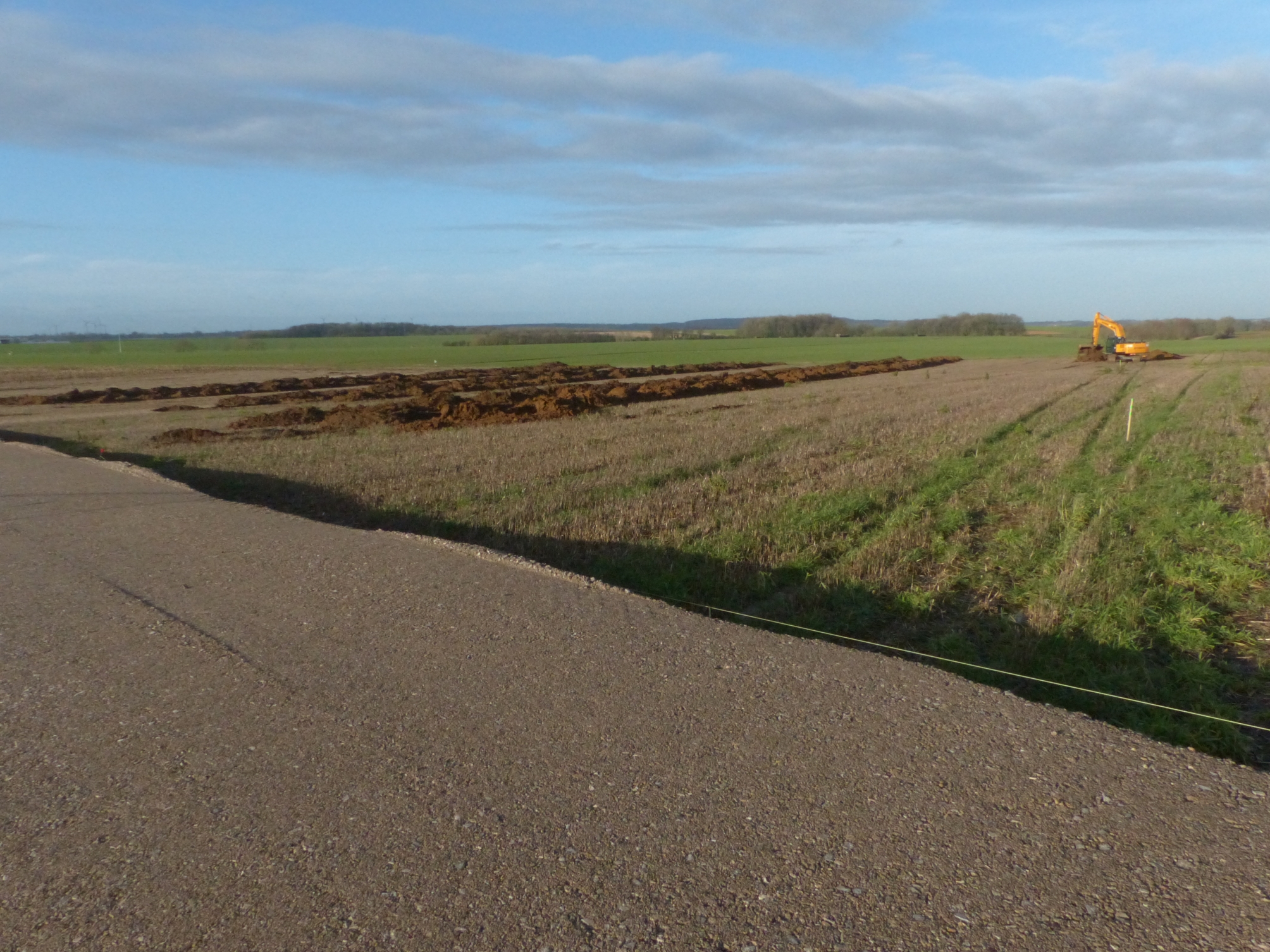 Vue du terrain en diagnostic